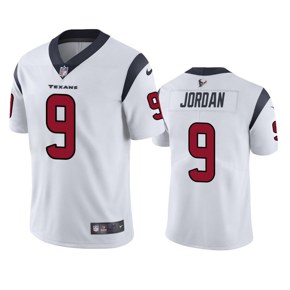 Men Houston Texans 9 Brevin Jordan Nike White Game NFL Jersey
